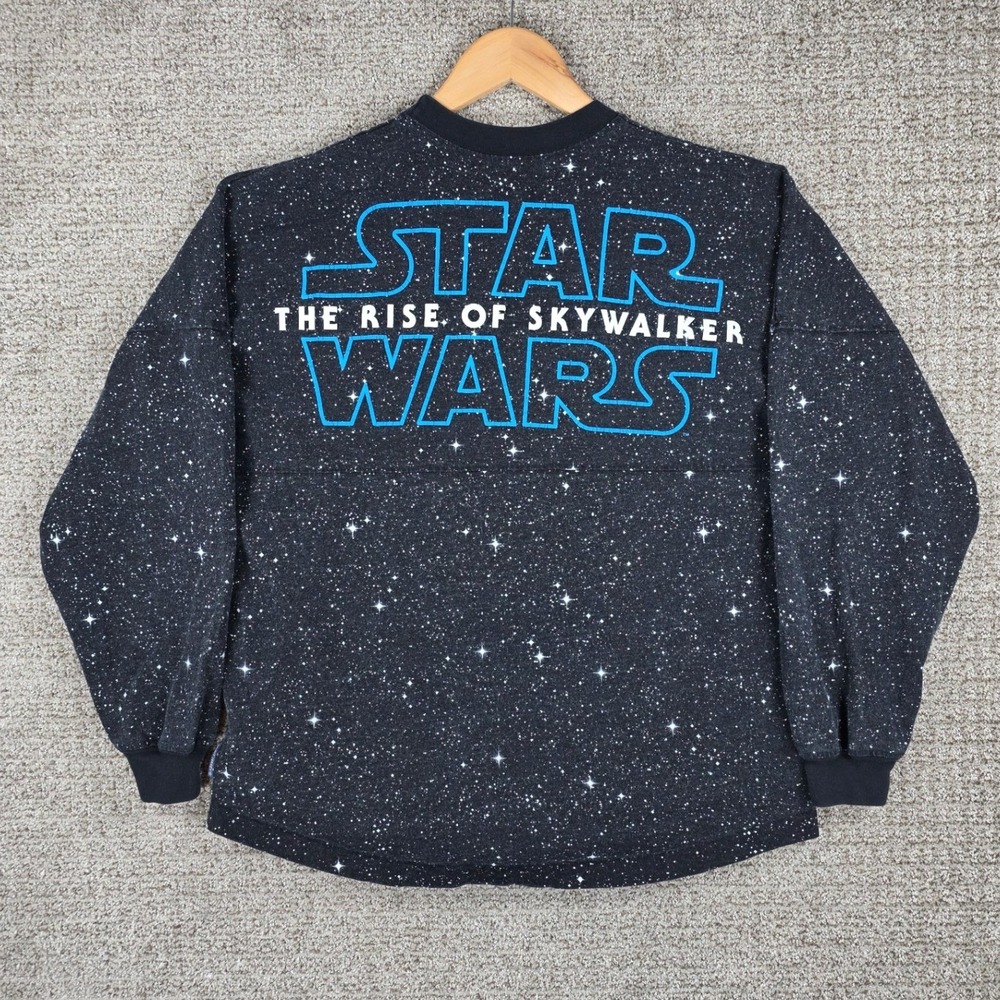 Disney Star Wars The Rise of Skywalker Spirit Jersey Mens Medium Black Galaxy
